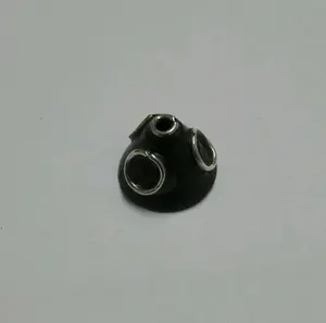 Composants de bijoux en argent sterling 925 avec entretoises de perles de bois - Product Image 1