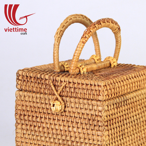 En gros haute qualité paille sacs à main fabriqués en rotin Vietnam - Product Image 6