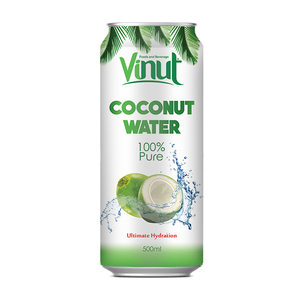 Agua de Coco 500ml Vietnam Cartón de 24 Botellas Botella PET 100% Pura OEM Marca Privada - Product Image 1