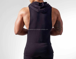 Sudadera sin mangas con logo personalizado para hombre, ropa con capucha de fabricante profesional, barata - Product Image 2