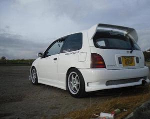 Glanza Startlet EP91 JRM สปอยเลอร์,สปอยเลอร์ฝากระโปรงหลังกระจกสไตล์ JRM สำหรับ96-99 - Product Image 2