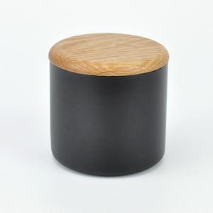 ผ้าฝ้ายแผ่น/ผ้าฝ้ายSwabsการจัดเก็บข้อมูลผู้ถือที่มีฝาปิดไม้โอ๊ค - Product Image 1