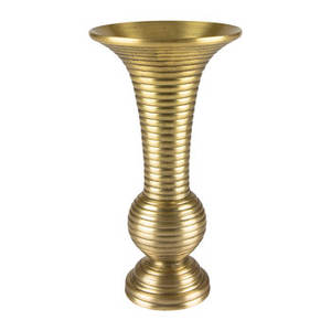 Floreros Grandes de Estilo Moderno para Decoración del Hogar o Bodas, Artículo Decorativo con Acabado Dorado, Floreros de Diseño de Metal de Aluminio - Product Image 3