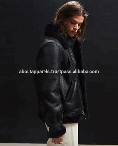 เสื้อแจ็กเก็ตมอเตอร์ไซด์หนังเชียลิงแท้สำหรับผู้ชาย,เสื้อผ้าแฟชั่นมีสไตล์ปี2022 - Product Image 4