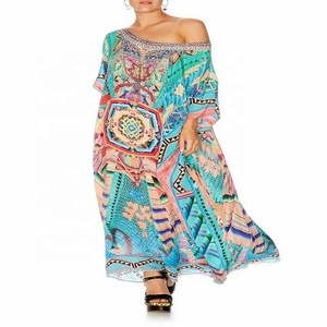 Kurta Recta con Estampado Digital / Kaftan para Fiestas / Kaftan con Estampado Digital para Uso Diario para Mujer - Product Image 1