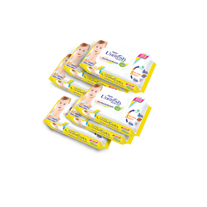 Bolsa de embalaje de plástico para toallitas de bebé/bolsa de refuerzo lateral de plástico laminado para tejido húmedo - Product Image 6