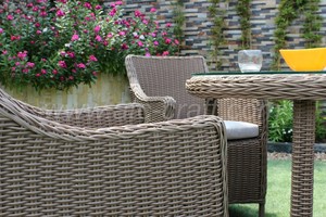 Classy Design Synthetic Resin Rattan Coffee and Dining Set for Outdoor Garden Patio Wicker Furniture - Product Image 4