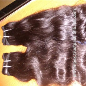 Extensión de cabello humano sin procesar de la india, cabello remy sin procesar de un solo donador - Product Image 3