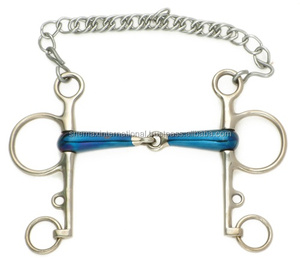 Broca para montar a caballo azul ecuestre de alta calidad Shemax 2023, superventas, productos personalizados para caballos al por mayor - Product Image 1