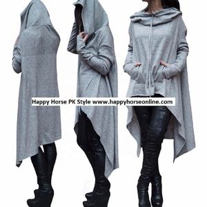 Sudaderas con capucha largas para mujer y niña, productos de verano, venta al por mayor - Product Image 2