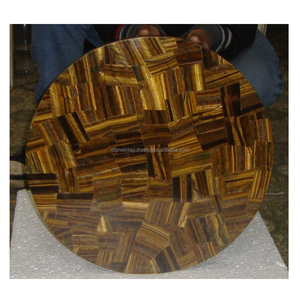 <b>Decorative</b> Tiger Eye <b>Table</b> <b>Tops</b> with Exclusive Shape - Product Image 1