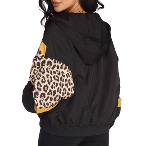 เสื้อแจ็คเก็ตกันลมพิมพ์ลายแบบซับลิเมชั่นสำหรับผู้หญิงที่ดีที่สุด รับทำโลโก้ตามสั่ง ไซส์พลัส เสื้อแจ็คเก็ตไนลอนสำหรับผู้หญิง ชุดพิมพ์ลายแบบซับลิเมชั่น - Product Image 2