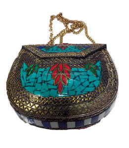 Bolso de mano de metal vintage - Product Image 2