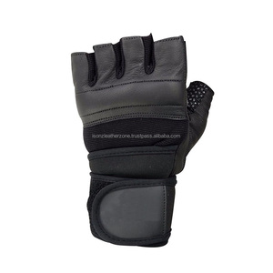 Gants de fitness demi-doigt antidérapants unisexes Gants en cuir pour le cyclisme et l'haltérophilie - Product Image 4