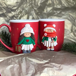 Hot Sell <strong>Princess</strong> Polymer Clay <strong>Mug</strong> Ceramic Gift <strong>Mug</strong> - Product Image 3