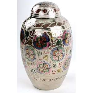 Cúpula de platino real para cenizas de adultos, urnas funerarias de cremación, de Metal, latón/aluminio, estilo americano/europeo - Product Image 1