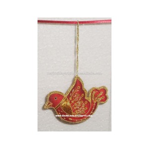 Christmas Bird Embroidered Hanging <b>Ornament</b>-Modern Style - Product Image 1