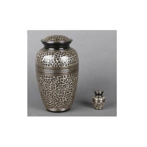 Handmade Brass Cremation Urn Hand Carving High on Demand Premium Quality <b>Keepsake</b> Coffin Cremation Urns Hot Selling - Product Image 1