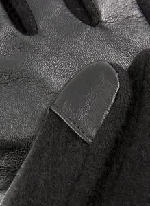 Women's Leather Back <b>Touchscreen</b> <b>Gloves</b> with Faux Fur Cuff Stylish Lambskin Driving <b>Gloves</b> Elegant Functional Winter Accessory - Product Image 6