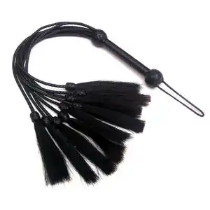 Black Genuine Horse Hair Flogger | Horse Whip