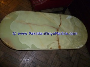 Mesa de Centro de Ónix con Superficie de Mármol Artificial - Product Image 3