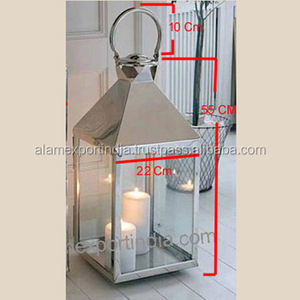 โคมไฟแก้วใสทำจากสแตนเลสสีทองสำหรับตกแต่งโต๊ะของตกแต่งคริสต์มาสบ้าน - Product Image 2