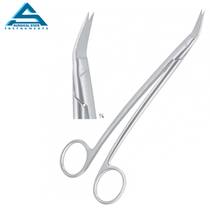 กรรไกรตัดหลอดเลือด HEGEMANN DIETHRICH คุณภาพสูง J2 ผลิตจากเหล็กกล้าไร้สนิมเยอรมัน สำหรับการผ่าตัดและศัลยกรรม - Product Image 3