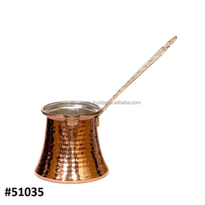 กาต้มน้ำกาแฟตุรกีทองแดงแข็งสามารถใช้กับแก๊สได้ - Product Image 4