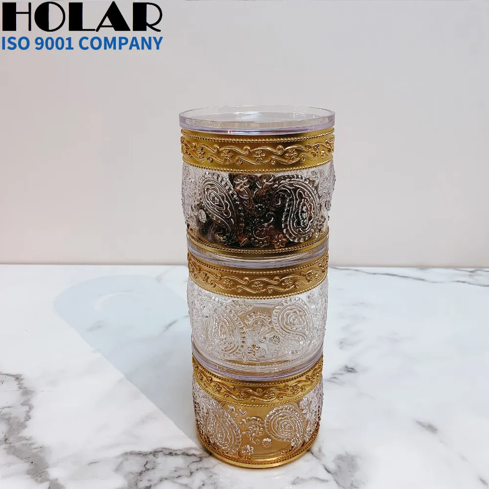 [Holar] Taiwan Made India Food Gold Canister with Air Tight Lid