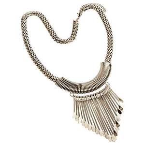 Collier ras du cou en laiton, bijou tendance, - Product Image 1