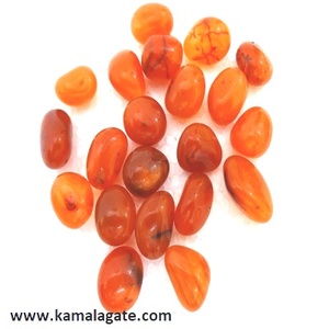 Cornaline rouge pierre roulée pierre gemme naturelle maison jardin décoration sculpté à la main minéraux polis - Product Image 1