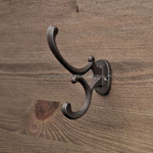 OMG Industries Hand Forged Iron <b>Coat</b> <b>Hook</b> Vintage Hat <b>Coat</b> Hanging Hanger <b>Hooks</b> Wrought Iron Black <b>Coat</b> <b>Hook</b> Wholesale Products - Product Image 6