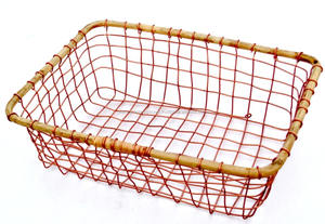 Set of 3 <b>Rectangular</b> Metal Wire <b>Storage</b> <b>Baskets</b> for Home Organization-for Food Toys Vegetables - Product Image 3