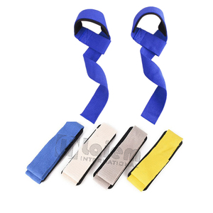 Sangles de musculation en coton/néoprène de haute qualité, confortables, couleur personnalisée LAIEM INTERNATIONAL LI-6308 pour usage en salle de sport, renforcement musculaire - Product Image 3