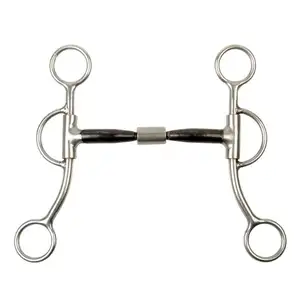 Doce ferro bilallen snaffle cavalo corrida ponta ocidental