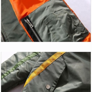 Chaqueta transpirable de talla grande para hombre, chaquetas de bombardero con estilo para hombre, chaqueta de bombardero de precio al por mayor para hombre - Product Image 2