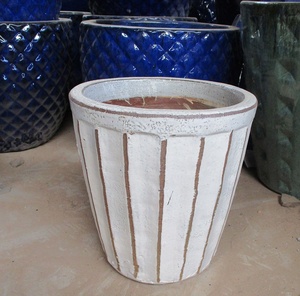 กระถางต้นไม้เคลือบ - Product Image 1