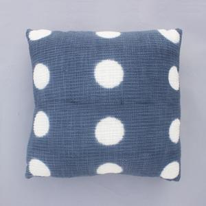 Indus Indigo Tie Dye Cotton Linen Decorative <b>Boho</b> 45 X 45CM Square <b>Cushion</b> <b>Cover</b> - Product Image 1