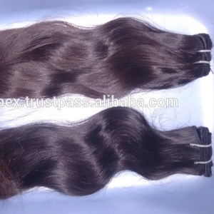100% Tejido de cabello humano sin procesar. Cabello humano del sur de la India Tejido de cabello natural. 100% PAYPAL vende - Product Image 2