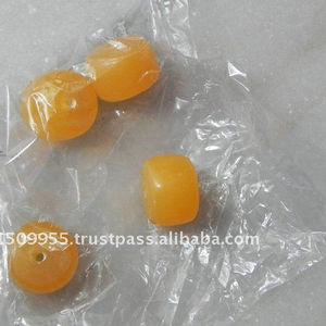 Bijoux bleu clair faisant des perles de verre en vrac (paquet de 12) - Product Image 2