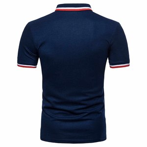 Logo d'impression 3D personnalisé de haute qualité pour polo Nouveau design avec bon tissu tricoté GSM T-shirts à la mode pour hommes - Product Image 2