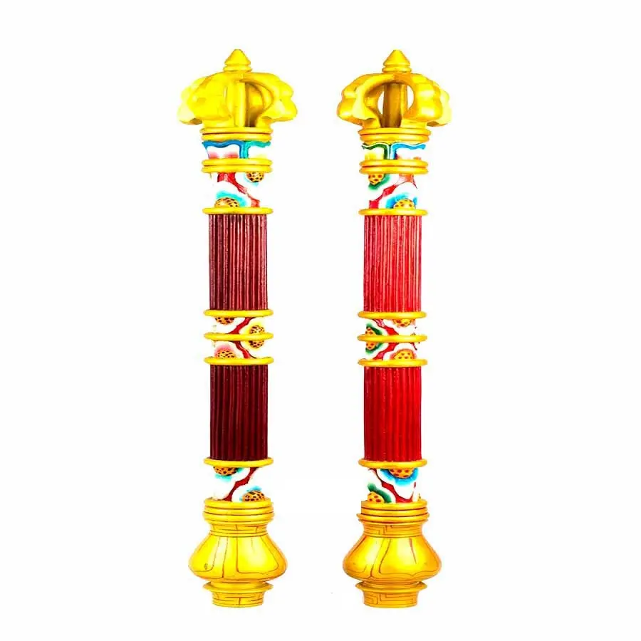 Tibetaanse Home Decoratie Houten Tseptoh ~ Handgemaakte ~ Hoogste Qualitytibetan Produceert In Delhi India Op Beste Prijs