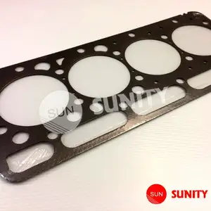 อะไหล่เครื่องยนต์ดีเซลสำหรับรถไถนา ผลิตในไต้หวัน รุ่น V2203 V2403 ปะเก็นฝาสูบโลหะ สำหรับรถแทรกเตอร์คูโบต้า - Product Image 1