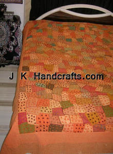 Decorativo King Indian Banjara Tribal Patchwork cama cubierta ropa de cama colcha - Product Image 2