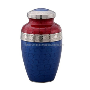 Urna Funeraria Doble de Bronce Estilo Americano para Adultos, Metalurn Brassware de Brassworld India - Product Image 1