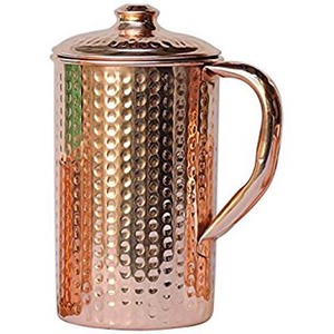 King-barril de cobre martillado puro 100%, taza de regalo para Moscow Mules, vasos de acero inoxidable, agua de acero - Product Image 1