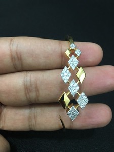 กำไลข้อมือเพชรแท้ทรงกลม 1.00 กะรัต ทองคำแท้ 7 นิ้ว สำหรับผู้หญิงและเด็ก ราคาสุดคุ้ม สินค้าขายดี - Product Image 4