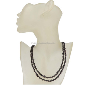 Espinela negra Natural, 5-6mm, longitud de aproximadamente 36 pulgadas, chips, cuentas de hilo de piedras preciosas para joyería - Product Image 3