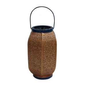 Linterna colgante de huracán de hierro de filigrana de estilo antiguo, nuevo diseño, decoración del hogar, portavelas - Product Image 6