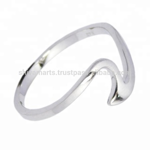 Simple Design 925 Sterling Silver Plain <b>Ring</b> Fancy Silver Jewelry <b>Eternity</b> Vermeil <b>Rings</b> for <b>Men</b> and Women Gift - Product Image 3
